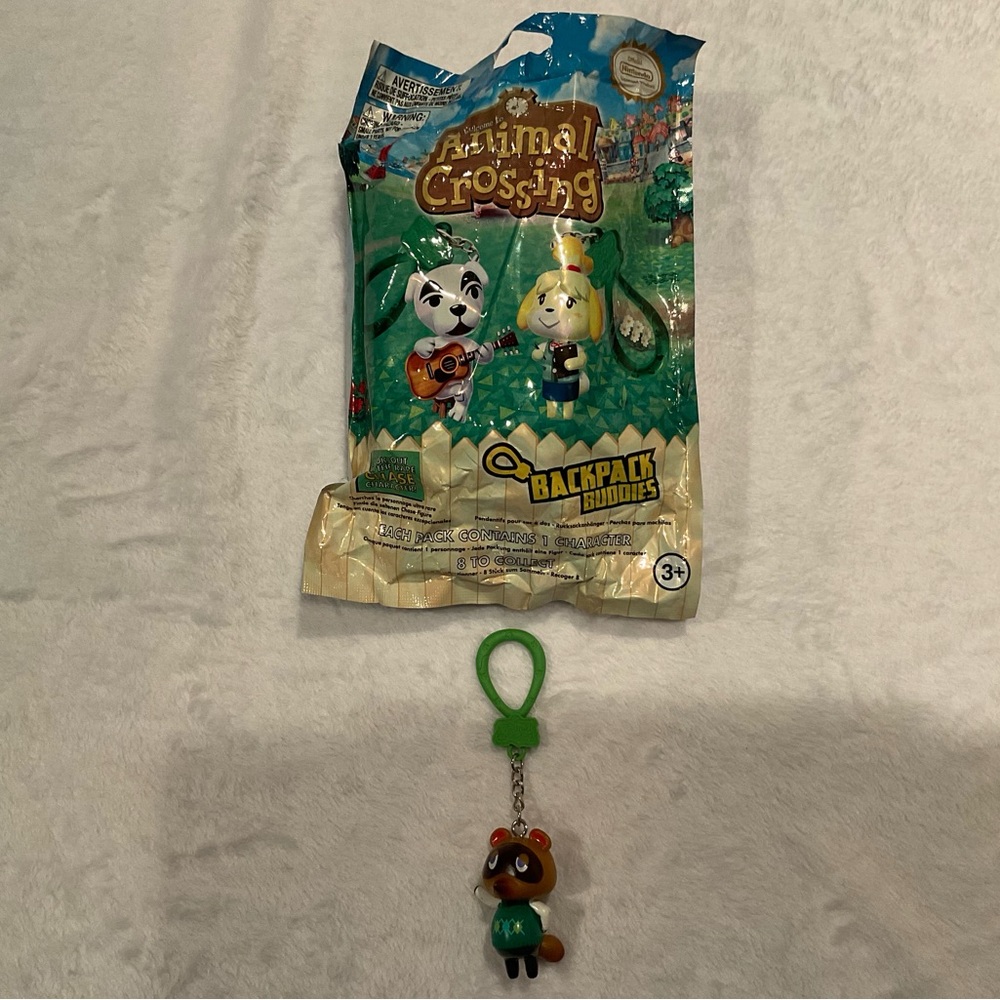 Animal Crossing Tom Nook Backpack Buddies Mini Figure Blind Bag With Packaging